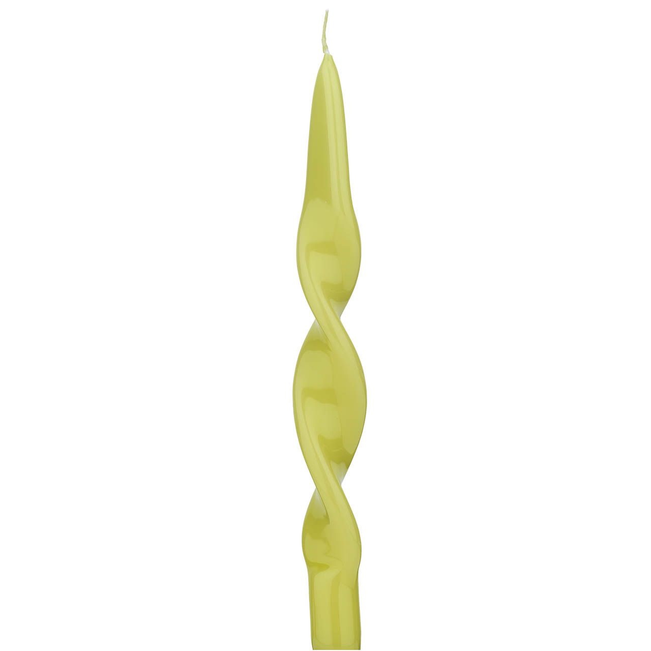 CANDELE SPIRALE 27*2,2 - VERNICE VERDE CHIARO (conf.ne da 4 pzi)
